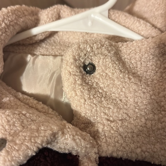 NWT! Mod-O-Doc Teddy Sherpa Color Block Funnel Neck Jacket - Picture 8 of 9